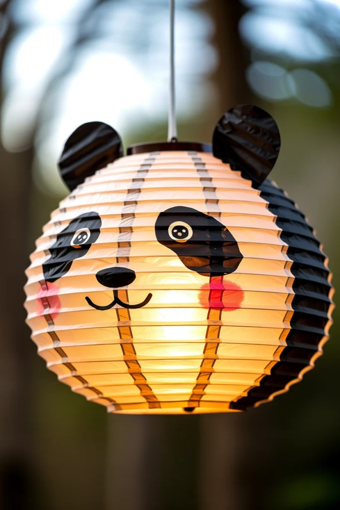 Panda Paper Lantern