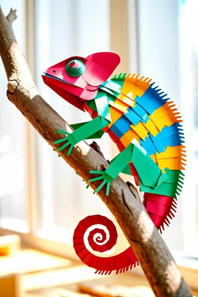 Paper Chameleon Branch
