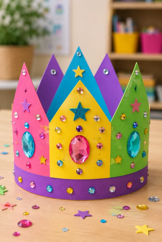Paper Crown with Gems