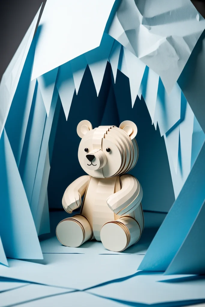 Paper Polar Bear Cave