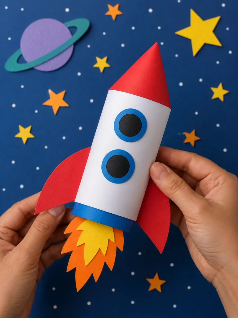 Paper Rocket Launcher