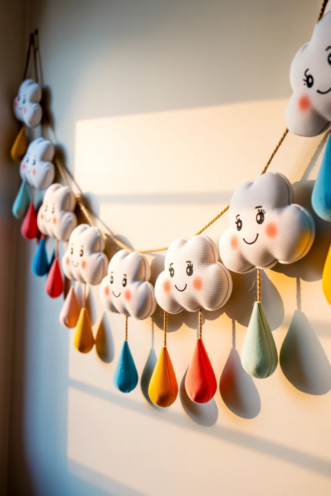 Smiling Cloud Garland