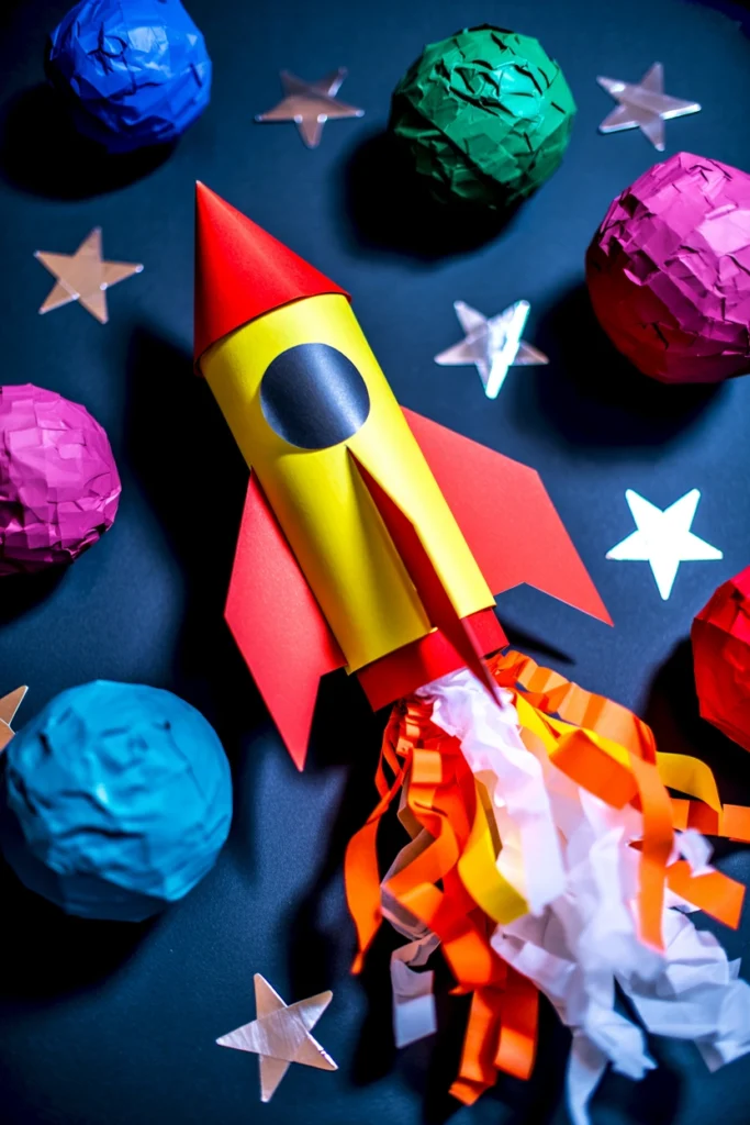 Space Adventure Rocket Board