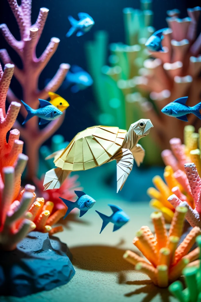 Turtle Ocean Diorama
