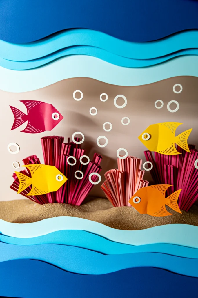 Underwater Fish Window Scene