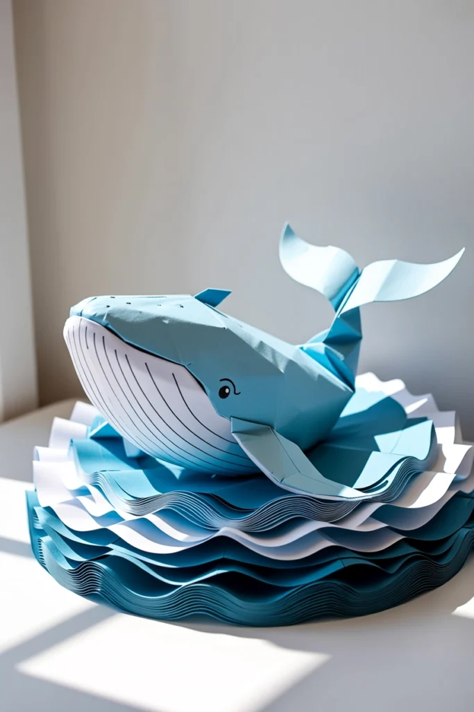 Whale Splash Card