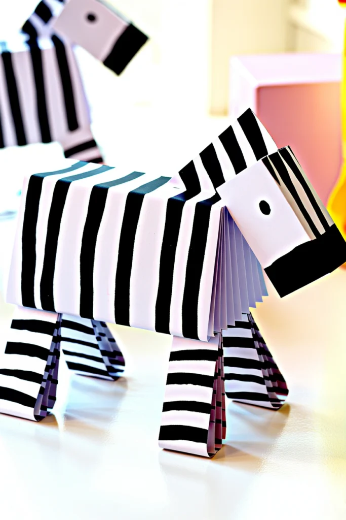 Zebra Accordion Legs