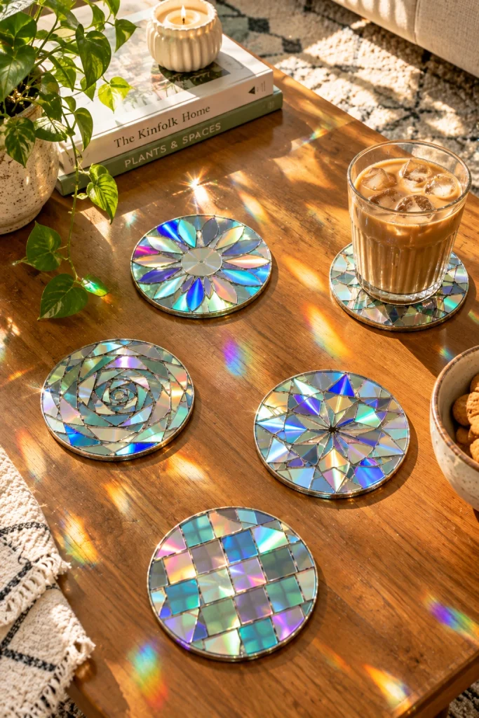 CD Mosaic Coasters