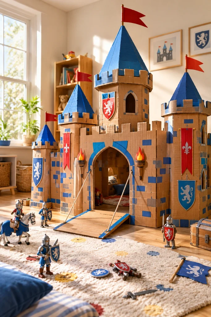 Cardboard Castle Play Set