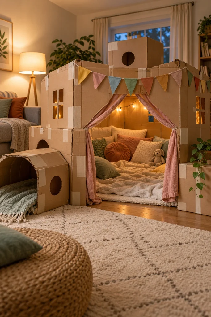 Cardboard Crafts Fort