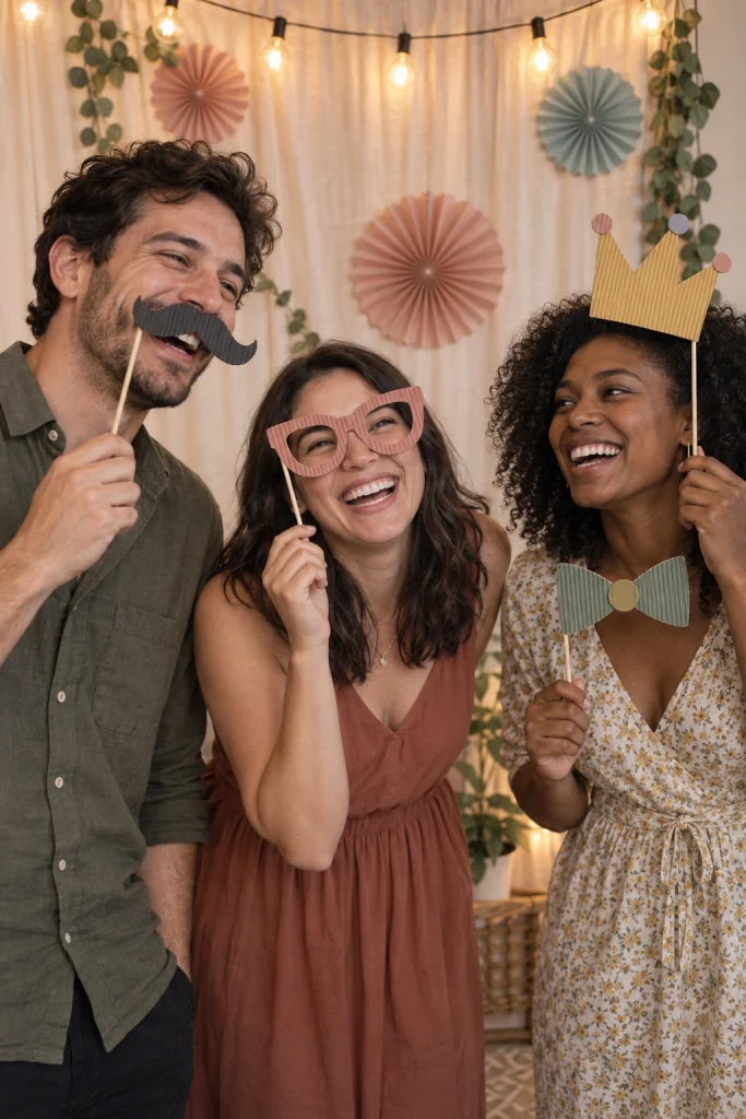 Cardboard Crafts Photo Booth Props