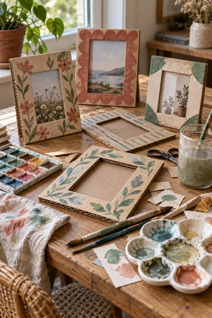 Cardboard Crafts Picture Frame