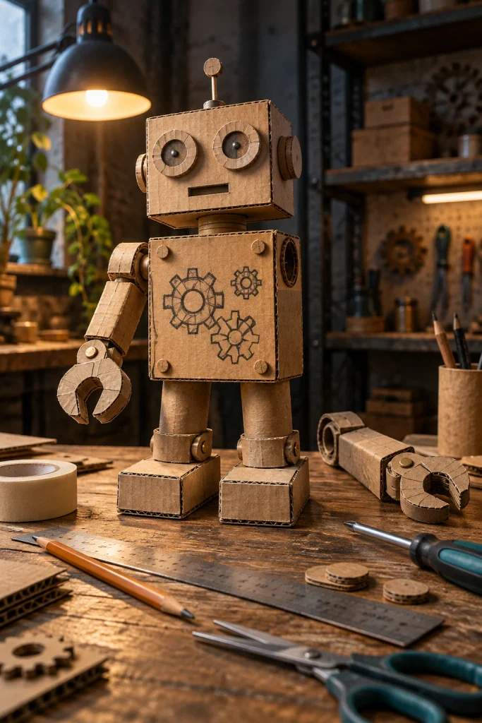 Cardboard Crafts Robot