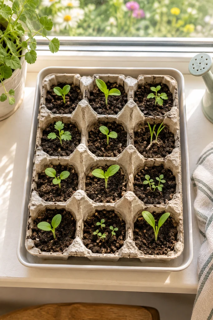 Cardboard Crafts Seed Starter