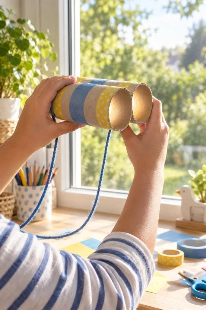 Cardboard Tube Binoculars