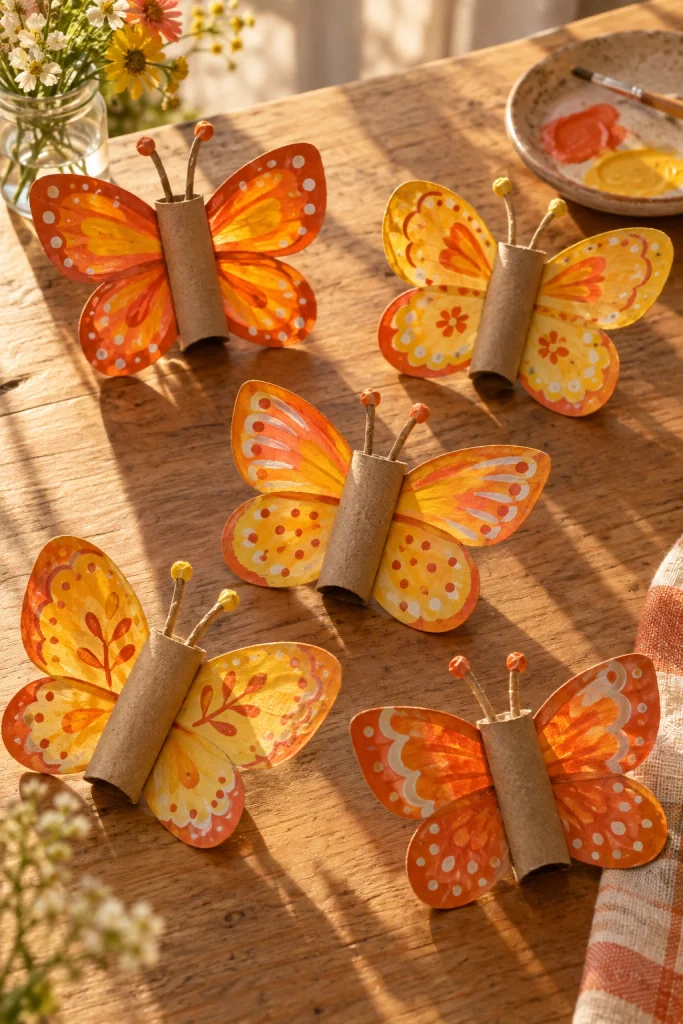 Cardboard Tube Butterfly