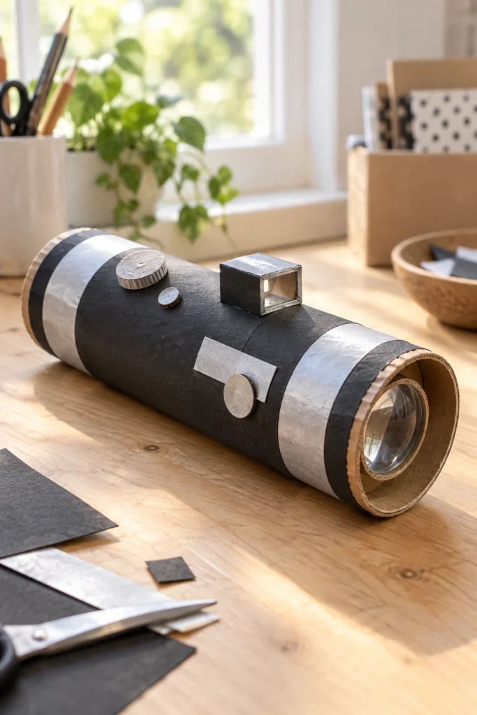 Cardboard Tube Camera Viewfinder