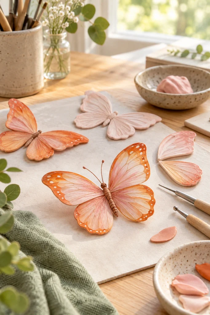 Clay Butterfly Art
