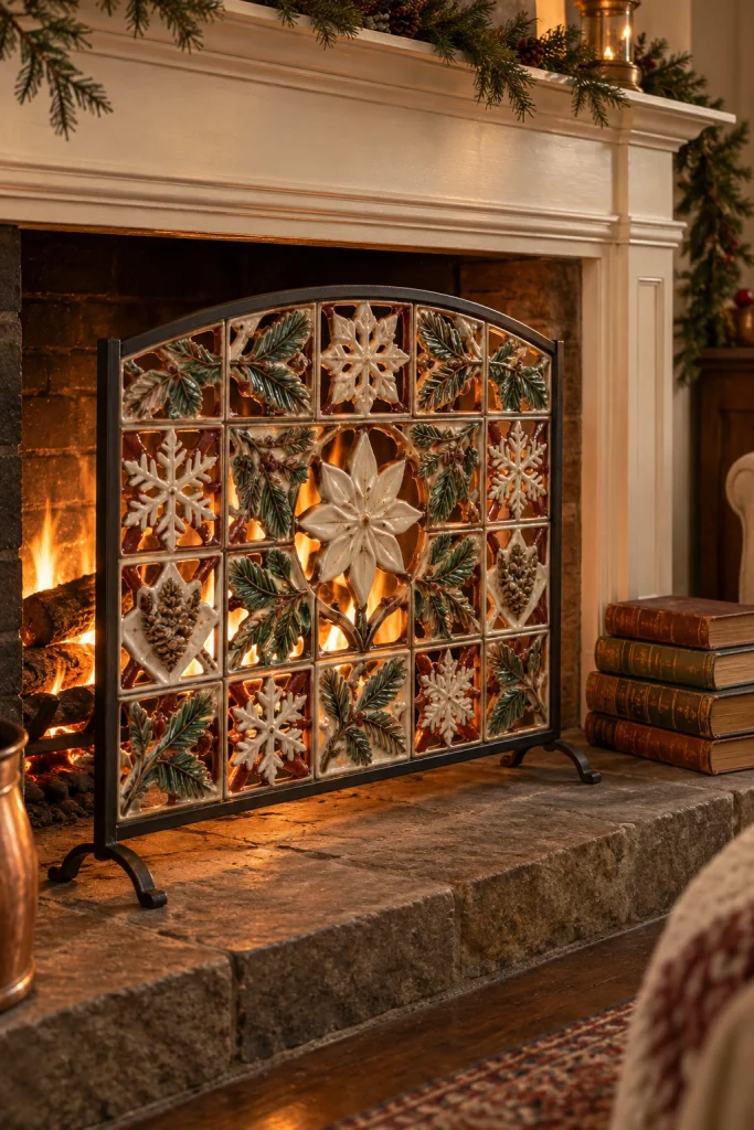 Clay Fireplace Screens