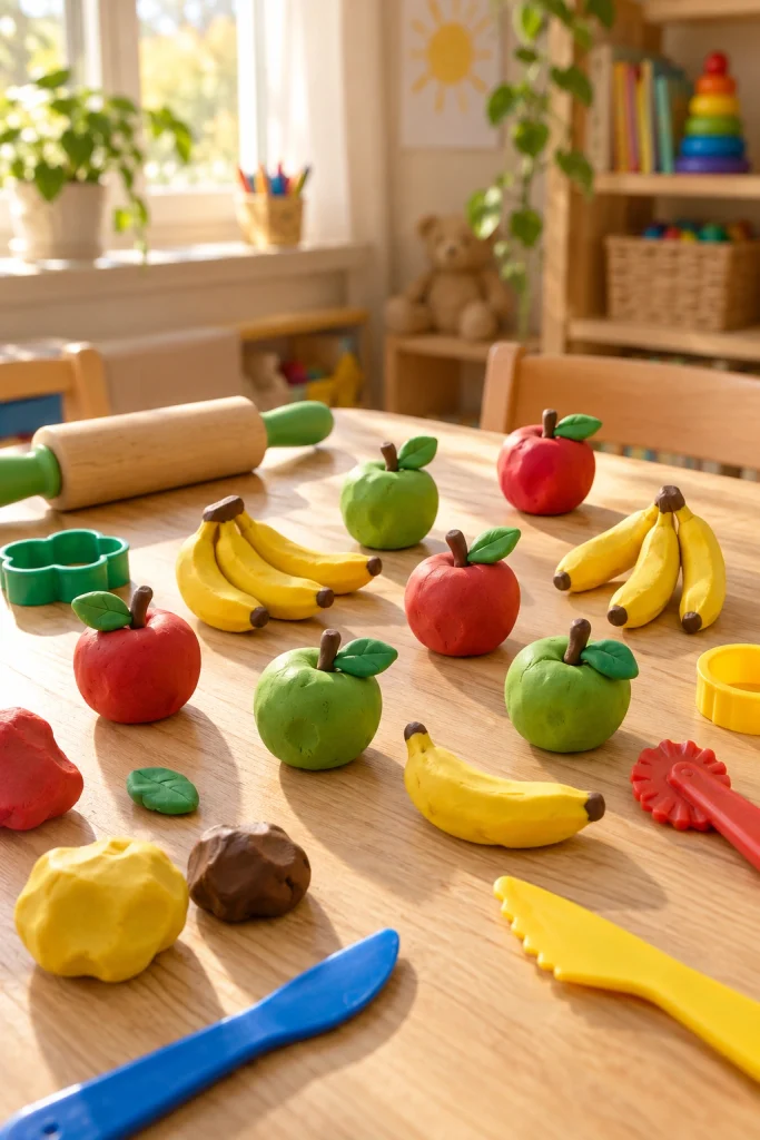 Clay Fruit Basket