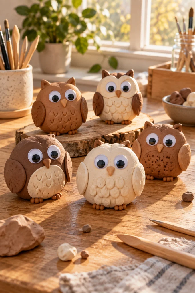 Clay Owl Friends