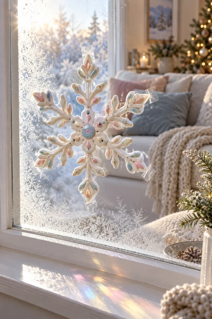 Clay Snowflakes