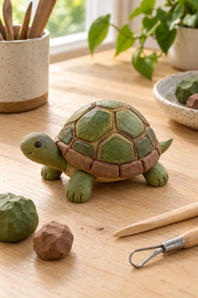 Clay Turtle Shell