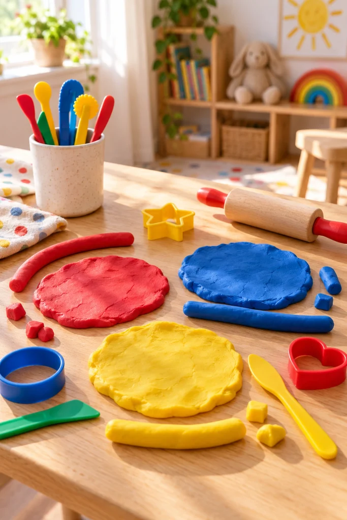 Colorful Clay Shapes