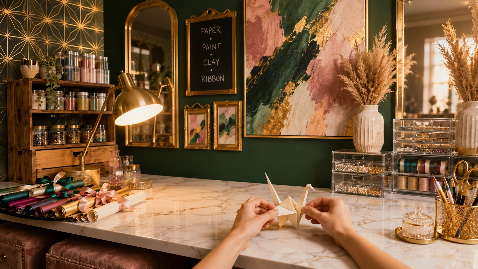 20 Craft Room Ideas on a Budget That Look Expensive