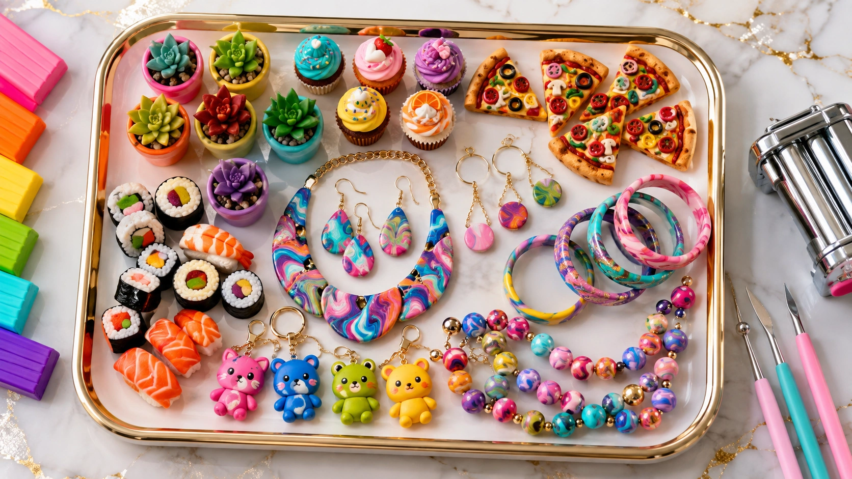 14 Creative Polymer Clay Crafts