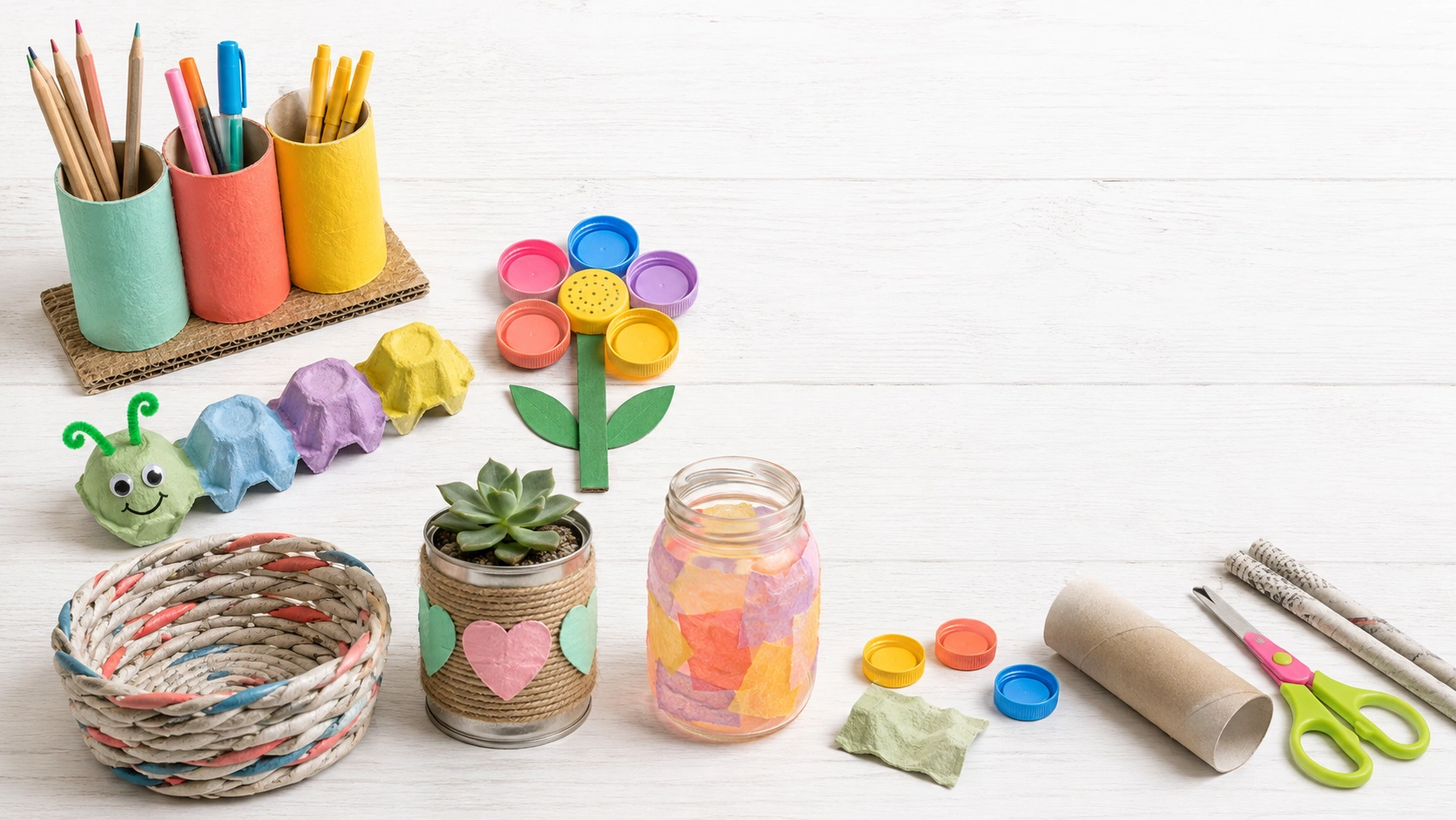 18 Creative Waste Material Craft Ideas for School