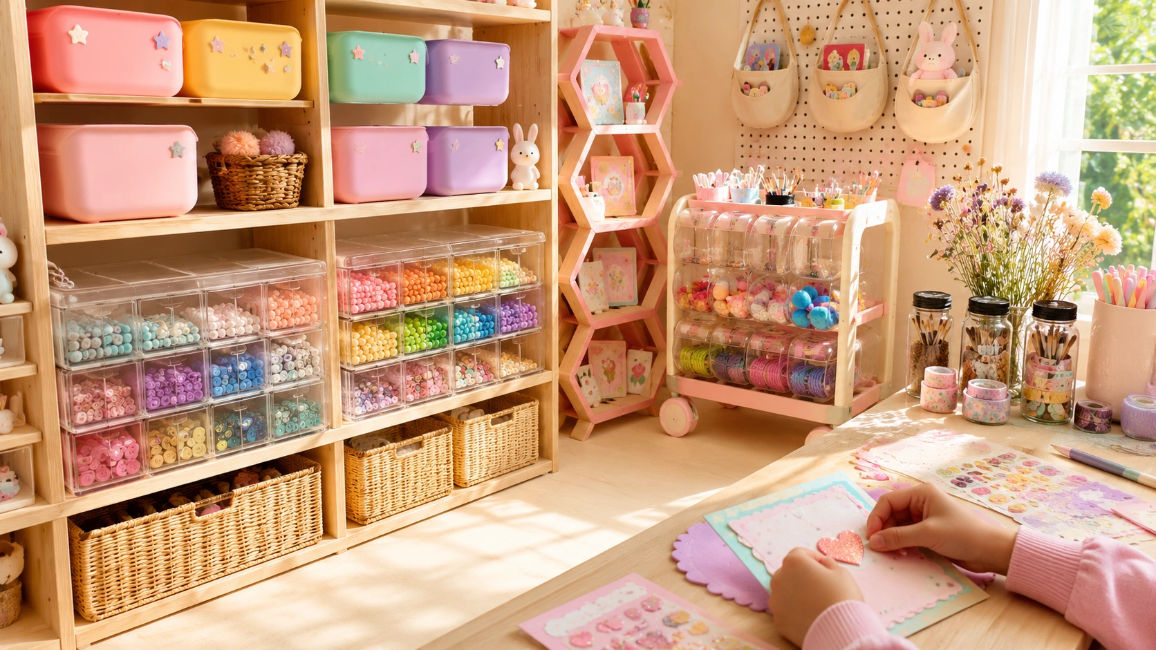 18 Cute Craft Room Storage Ideas