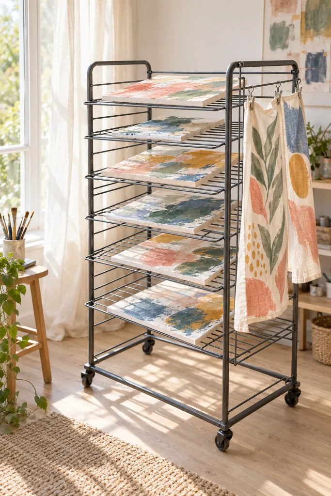 Drying Craft Room Ideas Rack