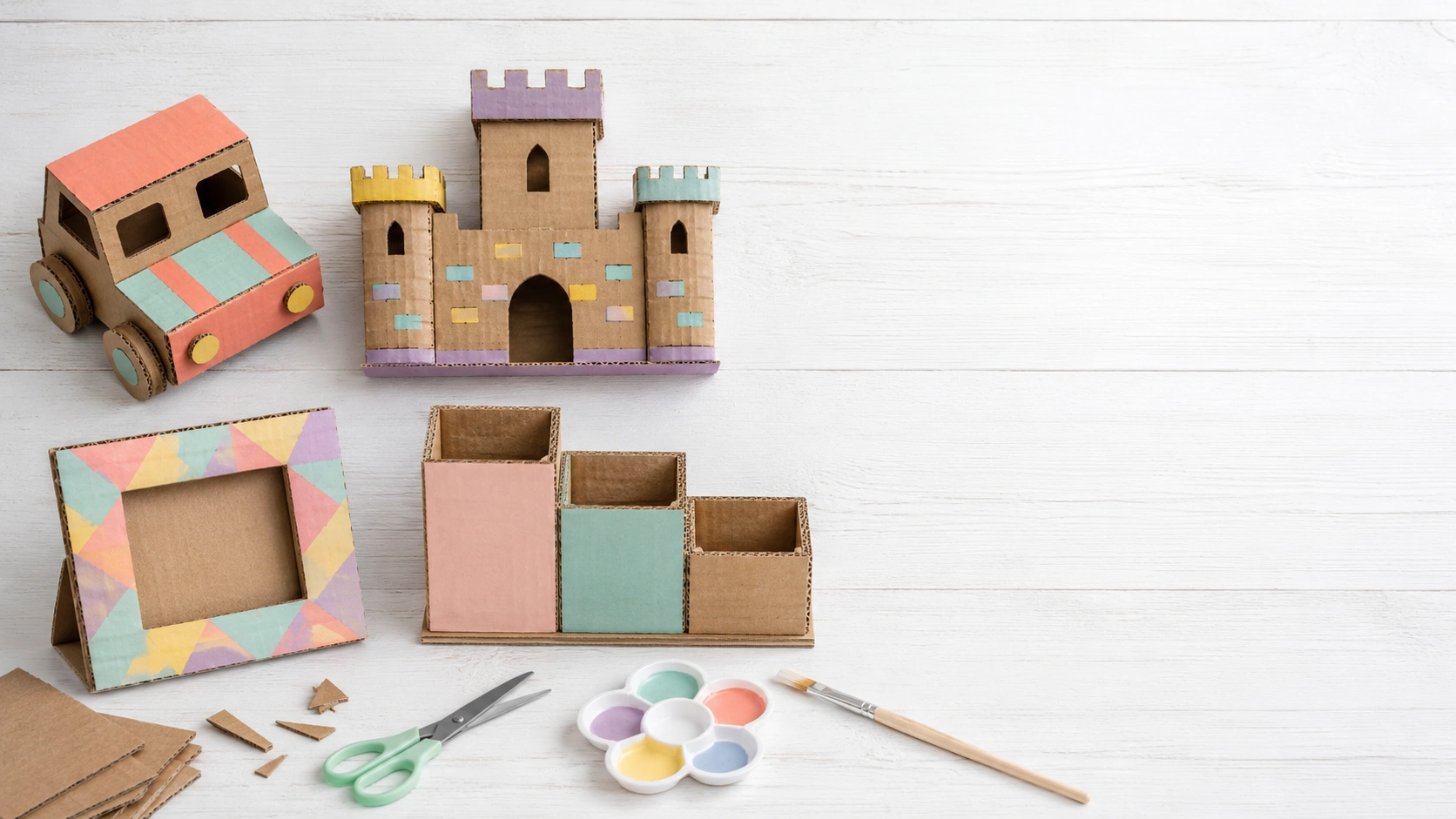 18 Easy Cardboard Craft Ideas for Kids and Adults