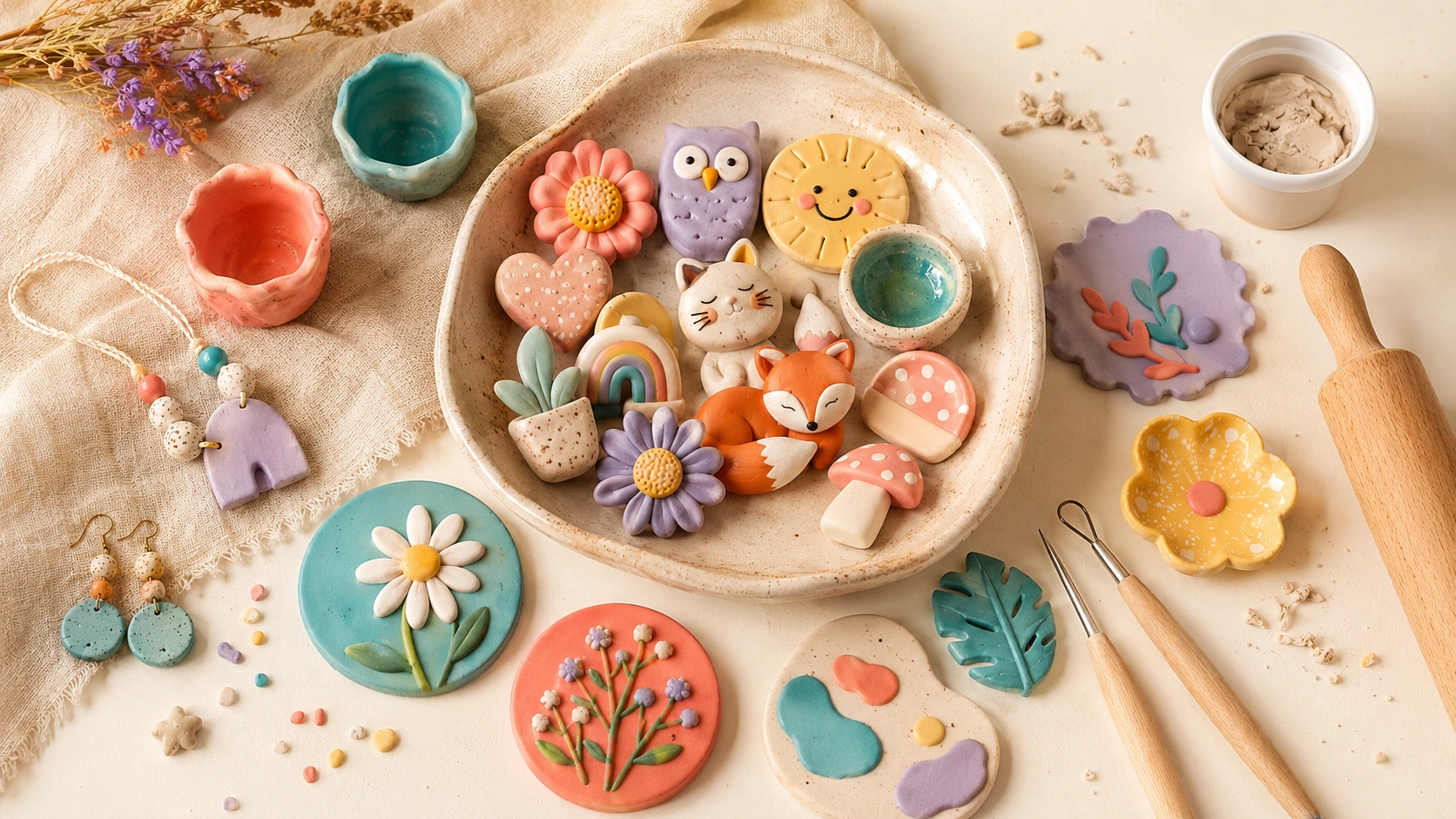 16 Easy Clay Crafts for Beginners