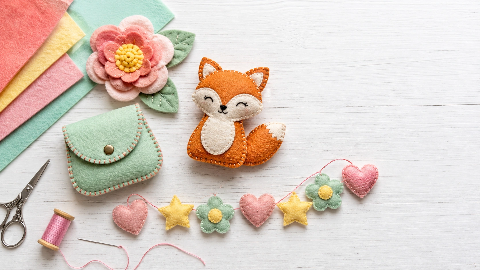 20 Easy Felt Craft Ideas for Kids and Beginners