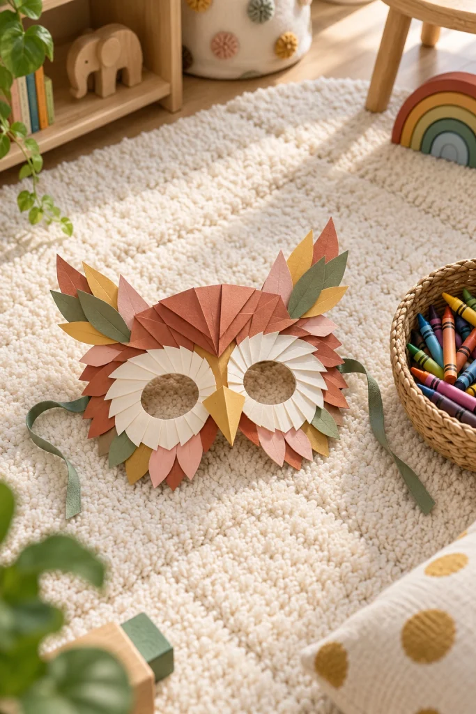 Easy Owl Mask Craft