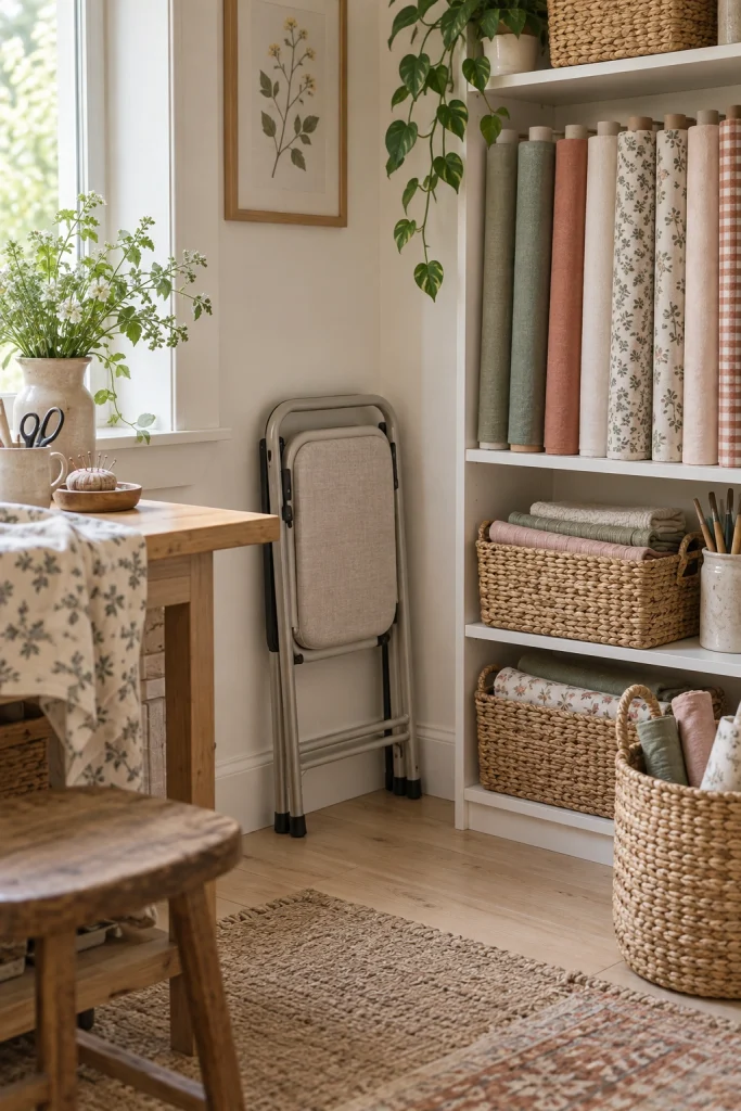Folding Craft Room Ideas Seat
