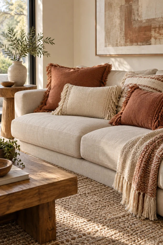 Fringed Throw Pillows