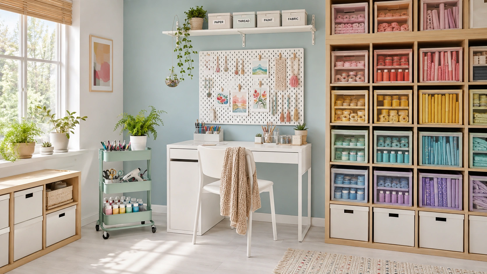 14 IKEA Craft Room Ideas