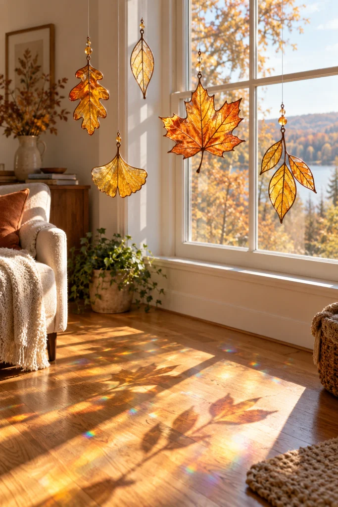 Leaf Window Hanging