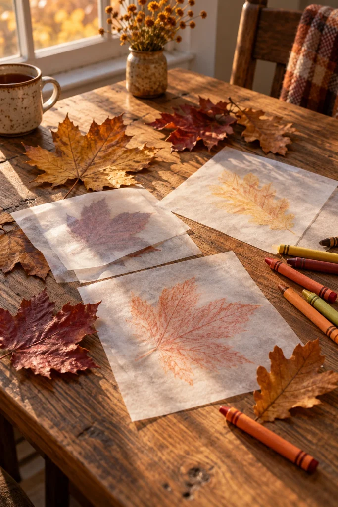 Nature Leaf Rubbings
