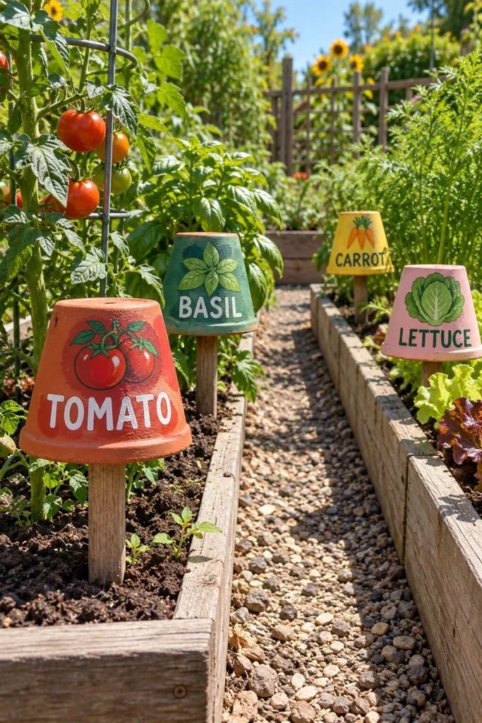 Painted Garden Markers