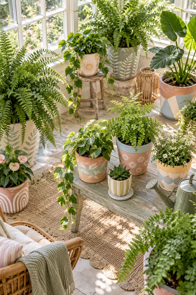 Painted Planter Pots