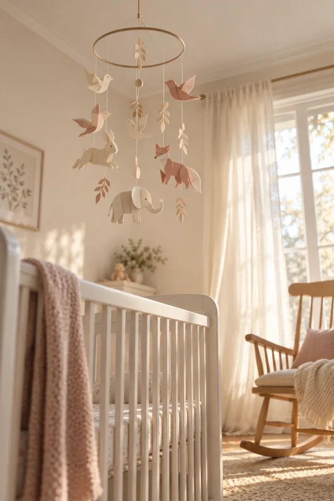 Paper Animal Crafts Mobile