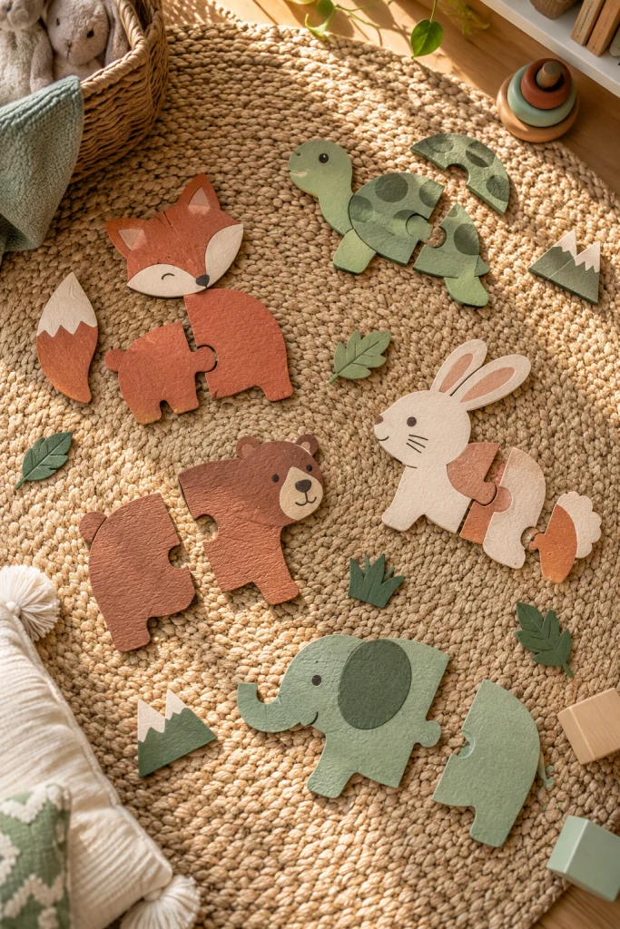 Paper Animal Crafts Puzzle