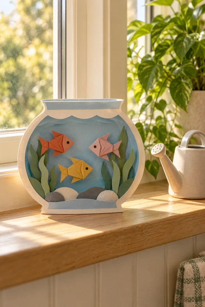 Paper Fish Bowl Craft
