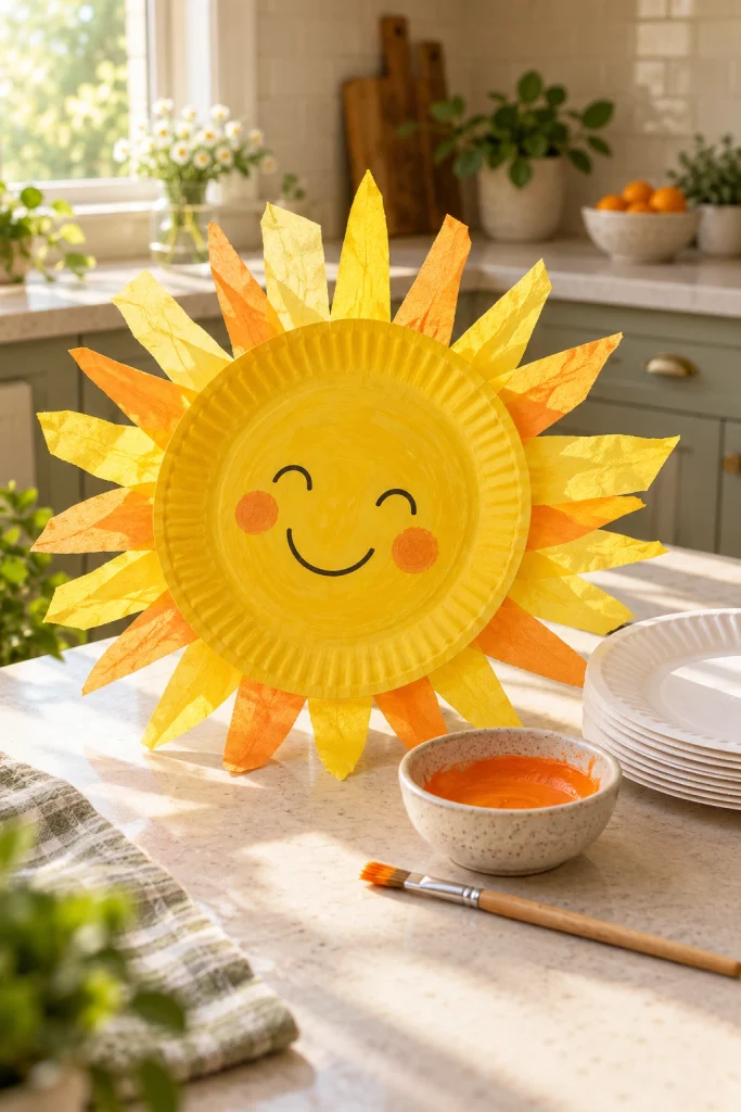 Paper Plate Sun