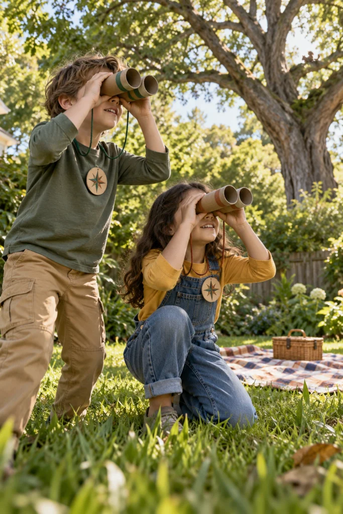 Paper Tube Binoculars