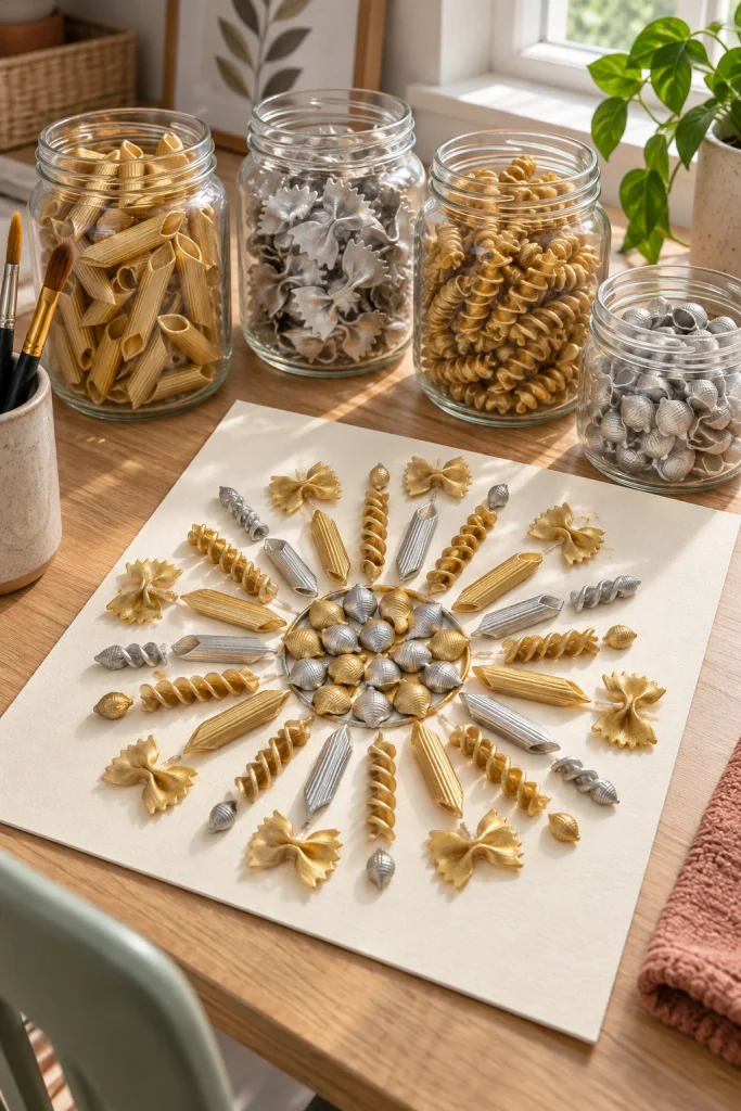 Pasta Shapes Art